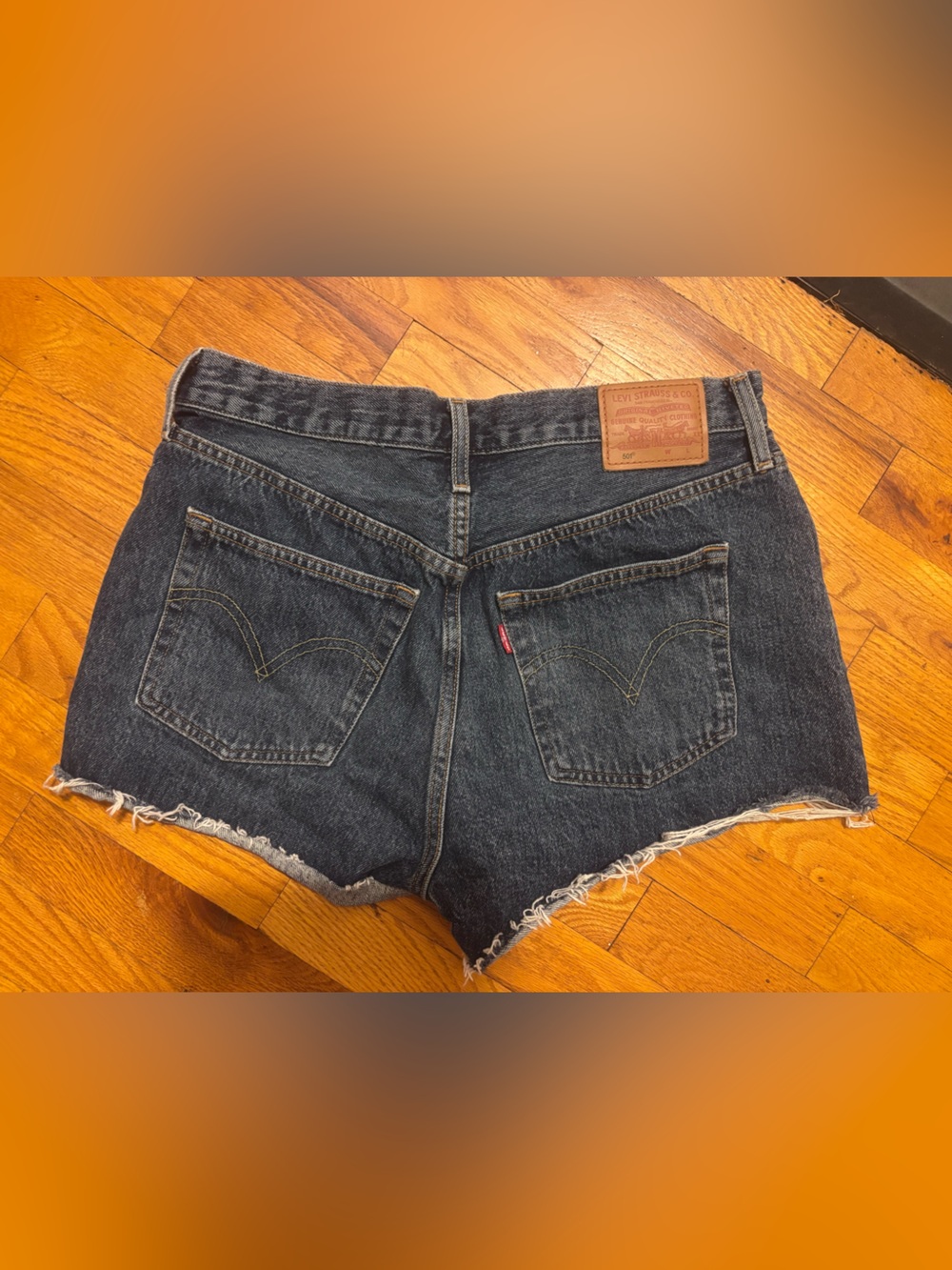 Levi’s 501 button fly denim shorts